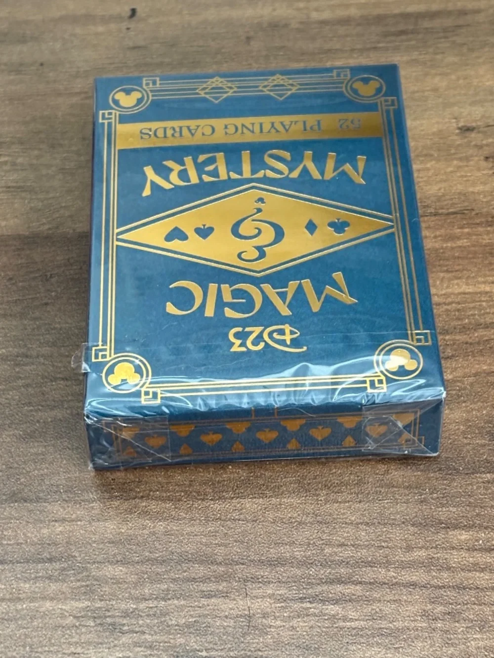 NEW Disney D23 Magic & Mystery Gold Member Set Deck Playing Cards 2024 SEALED